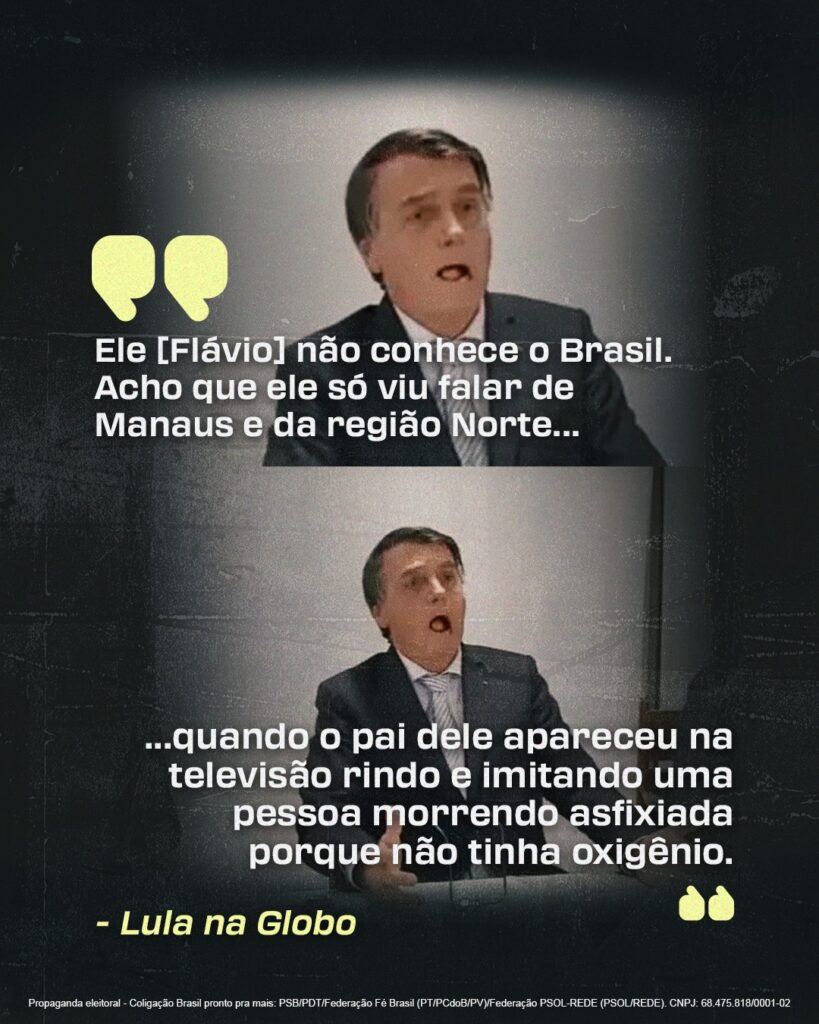FLÁVIO NÃO CONHECE A REGIÃO NORTE
